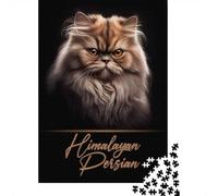 52x38cm/1000pcs, Puzzle Image 1000 Pièces, Adorable Himalayan Persian | Pour une activité qui demande de la patience : ce puzzle adulte 1000 pièces peut se faire seul ou se partager.