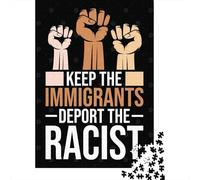 52x38cm/1000pcs, Puzzle Image 1000 Pièces, Anti Racism Social Justice