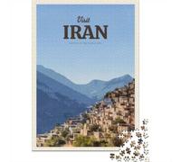 52x38cm/1000pcs, Puzzle Image 1000 Pièces, Visit Iran