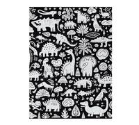 52x38cm/1000pcs Puzzle pour Adolescentes Dinosaur Adventure Illustration Puzzles pour Adolescentes, Jouets, Décoration Murale, Cadeaux pour Femmes, Défi Éducatif 52x38cm/1000pcs