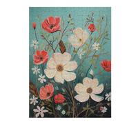 52x38cm/1000pcs Puzzle pour Adolescentes Springtime Floral Delight Puzzles pour Adolescentes, Jouets, Décoration Murale, Cadeaux pour Femmes, Défi Éducatif 52x38cm/1000pcs