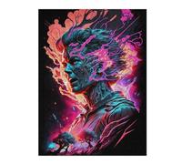 52x38cm/1000pcs Puzzle pour Adolescents Electric Energy Burst Puzzle pour Adultes Jouets Anti-Stress Idées Cadeaux pour Se Détendre À La Maison, pour Les Amis Et La Famille 52x38cm/1000pcs