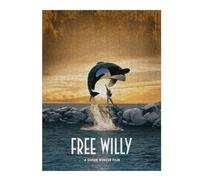 52x38cm/1000pcs Puzzle pour Adolescents Free Willy Puzzles pour Adolescents - Jouets Anti-Stress - Une Œuvre d'art - Activités Amusantes À La Maison 52x38cm/1000pcs