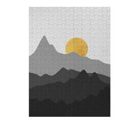 52x38cm/1000pcs Puzzle pour Adolescents Golden Landscape III Puzzles pour Adolescents - Jouets Anti-Stress - Une Œuvre d'art - Activités Amusantes À La Maison 52x38cm/1000pcs
