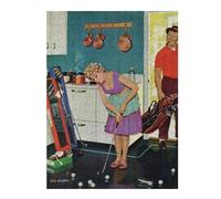 52x38cm/1000pcs Puzzle pour Adolescents Golf in The Kitchen Puzzle pour Adultes : Jeux Relaxants, Découpe De Précision, Activités Amusantes À La Maison 52x38cm/1000pcs