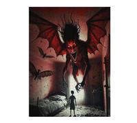 52x38cm/1000pcs Puzzle pour Adolescents Nightmare in Red Room Puzzle pour Adultes - Jeux De Construction - Analyse Et Logique - Interaction Parent-Enfant 52x38cm/1000pcs