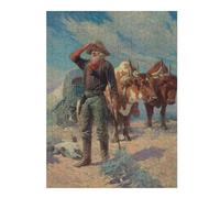 52x38cm/1000pcs Puzzle pour Adolescents Old Man Looking for A Road Puzzle pour Adultes : Jeux Relaxants, Découpe De Précision, Activités Amusantes À La Maison 52x38cm/1000pcs