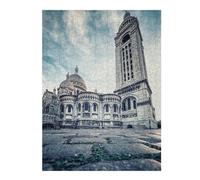 52x38cm/1000pcs Puzzle pour Adolescents Sacre Coeur Basilica Puzzle pour Adultes - Jouet Anti-Stress - Cadeau Souvenir pour Les Amis Et La Famille 52x38cm/1000pcs