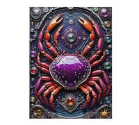 52x38cm/1000pcs Puzzle pour Adolescents Steampunk Crab Chronicles Puzzle pour Adultes : Jeux Relaxants, Découpe De Précision, Activités Amusantes À La Maison 52x38cm/1000pcs