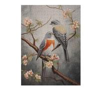 52x38cm/1000pcs Puzzle pour Adolescents Two Birds on Branch Puzzle pour Adultes - Jeu De Réflexion, Analyse Et Logique - Difficile Et Stimulant 52x38cm/1000pcs
