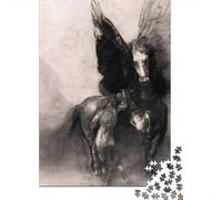 52x38cm/1000pcs, Puzzle pour Adultes 1000 Pièces, Pegasus and Bellerophon | Pour progresser pièce après pièce : ce puzzle adulte 1000 pièces se prête aux longues séances de puzzle.