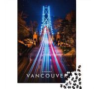 52x38cm/1000pcs, Puzzle pour Adultes 1000 Pièces, The Lions Gate Bridge