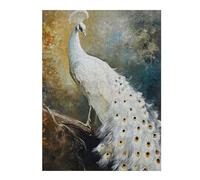52x38cm/1000pcs Puzzle pour Adultes Ivory Plume Perch Puzzle - Jeux Relaxants - Améliorez Vos Souvenirs - Offrez-Le en Cadeau À Toute La Famille 52x38cm/1000pcs