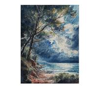 52x38cm/1000pcs Puzzles Evening Warmth Puzzles pour Adultes Jeux De Détente Décoration Parfaite Cadeaux Uniques d'anniversaire Et De Noël 52x38cm/1000pcs