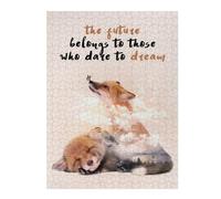 52x38cm/1000pcs Puzzles pour Adolescentes Dare to Dream Jeu De Puzzle Et Casse-tête pour Adultes - Cadeaux pour Femmes (Anniversaire, Noël) 52x38cm/1000pcs