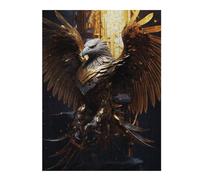 52x38cm/1000pcs Puzzles pour Adolescentes Fantasy Bald Eagle Magic Jeu De Puzzle Et Casse-tête pour Adultes - Cadeaux pour Femmes (Anniversaire, Noël) 52x38cm/1000pcs