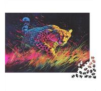 52x38cm/1000pcs Puzzles pour Adolescents Adultes Guépard,Dynamic Art