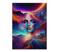 52x38cm/1000pcs Puzzles pour Adolescents Altered States Revealing Casse-têtes pour Adolescents - Jeu De Réflexion - Cadeau d'anniversaire - Activités Amusantes À La Maison 52x38cm/1000pcs