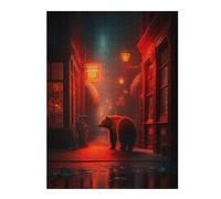 52x38cm/1000pcs Puzzles pour Adolescents Amsterdam Red Light Bear Puzzles pour Adultes : Analyse Et Logique du Jeu Pratique pour Anniversaire, Noël 52x38cm/1000pcs