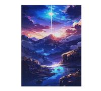 52x38cm/1000pcs Puzzles pour Adolescents Anime Everest Mountain Puzzle Anti-Stress - Décoration Idéale pour Un Anniversaire Ou Noël 52x38cm/1000pcs