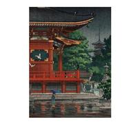 52x38cm/1000pcs Puzzles pour Adolescents Asakusa Kannon Puzzles pour Adultes Jeu Manuel Défi Difficile Aidez Votre Cerveau À Faire Travailler 52x38cm/1000pcs