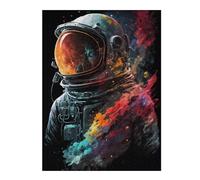 52x38cm/1000pcs Puzzles pour Adolescents Astronaut Lost in Space Puzzle Anti-Stress - Décoration Idéale pour Un Anniversaire Ou Noël 52x38cm/1000pcs