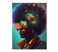 52x38cm/1000pcs Puzzles pour Adolescents Colorful Thoughts Puzzle Anti-Stress - Décoration Idéale pour Un Anniversaire Ou Noël 52x38cm/1000pcs