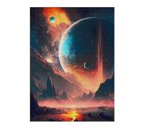 52x38cm/1000pcs Puzzles pour Adolescents Eruption of Universe Puzzle Anti-Stress - Décoration Idéale pour Un Anniversaire Ou Noël 52x38cm/1000pcs