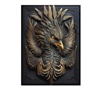 52x38cm/1000pcs Puzzles pour Adolescents Ethereal Phoenix Sovereign Puzzles pour Adultes, Jouets À Monter Soi-même, Décoration Parfaite, Cadeaux d'anniversaire Uniques 52x38cm/1000pcs