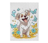 52x38cm/1000pcs Puzzles pour Adolescents Funny Dog Drawing Puzzle pour Adultes - Jeu De Réflexion - Anti-Stress - Stimule Le Cerveau
