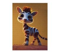 52x38cm/1000pcs Puzzles pour Adolescents Giraffe Cub Adventure Puzzles pour Adultes Jeu Manuel Défi Difficile Aidez Votre Cerveau À Faire Travailler 52x38cm/1000pcs