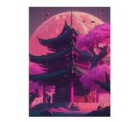 52x38cm/1000pcs Puzzles pour Adolescents Japan Natural Beauty Puzzle Anti-Stress - Décoration Idéale pour Un Anniversaire Ou Noël 52x38cm/1000pcs