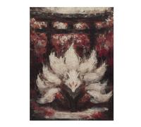 52x38cm/1000pcs Puzzles pour Adolescents Nine-Tailed Fox Painting Puzzles pour Adultes - Jeu De Réflexion - Décoration Intérieure - Difficile Et Stimulant 52x38cm/1000pcs