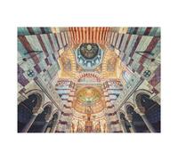 52x38cm/1000pcs Puzzles pour Adolescents Notre Dame De La Garde Jeu De Puzzle Et De Réflexion, Cadeaux pour Femmes, À Offrir À Toute La Famille 52x38cm/1000pcs