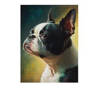 52x38cm/1000pcs Puzzles pour Adolescents Paint Expression Dog Puzzle Anti-Stress - Décoration Idéale pour Un Anniversaire Ou Noël 52x38cm/1000pcs