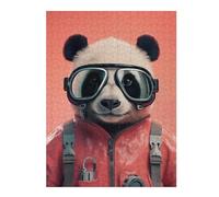 52x38cm/1000pcs Puzzles pour Adolescents Panda Funny Skydiver Puzzles pour Adultes : Analyse Et Logique du Jeu Pratique pour Anniversaire, Noël 52x38cm/1000pcs