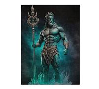 52x38cm/1000pcs Puzzles pour Adolescents Poseidon God of The Seas Puzzles pour Adultes - Jeu De Réflexion - Décoration Intérieure - Difficile Et Stimulant 52x38cm/1000pcs