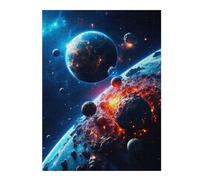 52x38cm/1000pcs Puzzles pour Adolescents Small Cosmic Flashes Puzzle Anti-Stress - Décoration Idéale pour Un Anniversaire Ou Noël 52x38cm/1000pcs