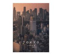 52x38cm/1000pcs Puzzles pour Adolescents Tokyo Japan Puzzles Jeux Amusants Découpe De Précision Cadeaux Uniques pour Anniversaire Et Noël 52x38cm/1000pcs