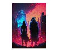 52x38cm/1000pcs Puzzles pour Adolescents Underground Couple Ruler Puzzle Anti-Stress - Décoration Idéale pour Un Anniversaire Ou Noël 52x38cm/1000pcs