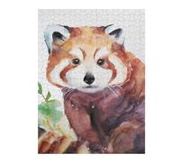 52x38cm/1000pcs Puzzles pour Adolescents Wild Red Panda Puzzle Mural, Jouet, Décoration, Défi Difficile, Cadeau Anti-Stress 52x38cm/1000pcs