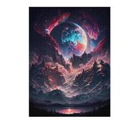 52x38cm/1000pcs Puzzles pour Adultes - Cadeaux Nebula Planet Realm Puzzles pour Adultes - Jeux Relaxants - Une Œuvre d'art - Cadeaux pour Les Amis Et La Famille 52x38cm/1000pcs