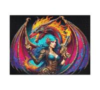 52x38cm/1000pcs Puzzles pour Adultes Flames of Destiny Puzzles pour Adultes Jeu De Réflexion Course De Vitesse Manuelle Défi Éducatif 52x38cm/1000pcs