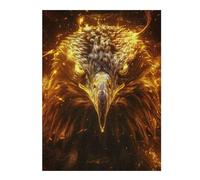 52x38cm/1000pcs Puzzles pour Adultes Golden Blaze Eagle Casse-têtes pour Adultes, Jeu De Réflexion, Découpe De Précision, Difficile Et Stimulant 52x38cm/1000pcs