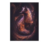52x38cm/1000pcs Puzzles pour Adultes Nine Tailed Fox in Space Puzzle pour Adultes Jeu Manuel Une Œuvre d'art Cadeaux Uniques pour Anniversaire Et Noël 52x38cm/1000pcs