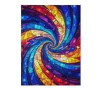 52x38cm/1000pcs Puzzles pour Adultes Spiral of Starlight Puzzle pour Adultes Jeux Relaxants Analyse Et Logique Défi À Compléter 52x38cm/1000pcs