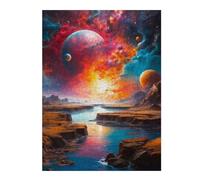 52x38cm/1000pcs Puzzles pour Adultes Strange Clouds Jeux De Puzzle Relaxants Analyse Et Logique Cadeaux Uniques pour Un Anniversaire Et Noël 52x38cm/1000pcs