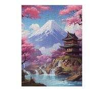 52x38cm/1000pcsPuzzles pour Adolescents Cherry Blossom Japan Puzzle pour Adultes - Jeu Manuel - Décoration Parfaite - Difficile Et Stimulant 52x38cm/1000pcs