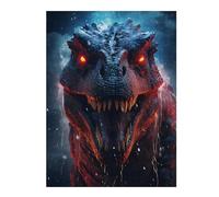 52x38cm/1000pcsPuzzles pour Adolescents Epic T Rex Dinosaur Puzzles pour Adultes : Analyse Et Logique du Jeu Pratique pour Anniversaire, Noël 52x38cm/1000pcs