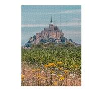 52x38cm/1000pcsPuzzles pour Adolescents Mont Saint Michel Puzzle pour Adultes - Jeu De Réflexion - Anti-Stress - Stimule Le Cerveau